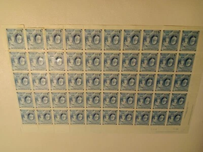 Scott #274, Canada, Alexander Graham Bell, 4c, MNH, March 3, 1947, Partial Sheet - Image 1 of 2
