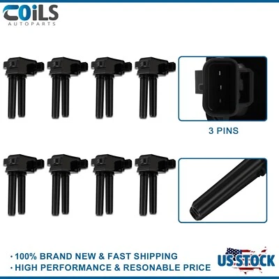 8x Ignition Coil For Ram 1500 2500 3500 4500 5500 2011 2012 2013 2014 5.7L 6.4L - Image 1 of 4