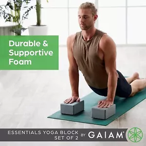 Yoga Block-Supportive Latex-Free Eva Foam- Non-Slip Surface with Beveled Edges - Picture 1 of 7