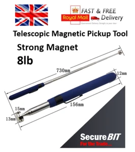 Teleskop Magnet Pick Up Tool Lange Reichweite Magnet Ausziehbar Ausziehbar 8LB Stift - Bild 1 von 1