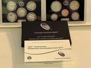 2017 225th ANNIVERSARY ENHANCED UNCIRCULATED COIN SET. ONLY 225,000 SETS MINTED. - Picture 1 of 12
