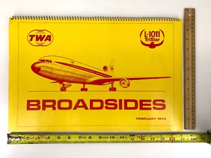 Vintage TWA L-1011 TriStar Broadsides Manual Exploded Systems Views Feb 1973 - Picture 1 of 23