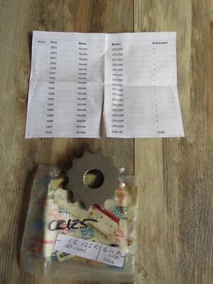 Piñón delantero de acero JT JTF326 12 Honda CR125R CR 125R Elite 80 CH80 OM11 Foto 1 de 3