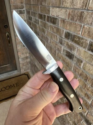 Cuchillos antiguos raros Old Bark River Classic Lite Hunter negros Micarta CPM 154 acero EDC Foto 1 de 4