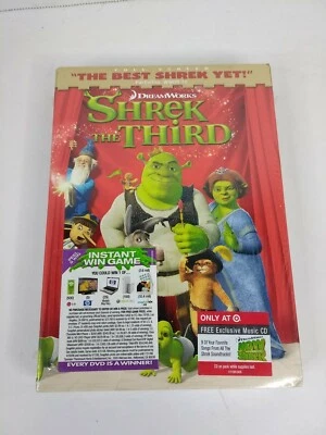 Shrek the Third (DVD, 2007, Target Exclusive) w/ NOW That's What I Call Shrek CD - Image 1 of 4