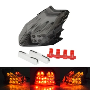 Smoke LED Tail Brake Turn Signals Light For MV AGUSTA Brutale F3 675 800 2012-23 - Picture 1 of 10