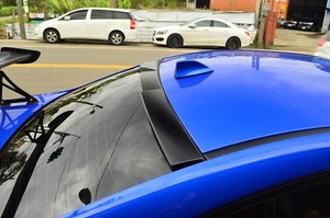PAINTED BLACK FOR SUBARU WRX 4TH STI V LOOK ROOF SPOILER SEDAN 4DR SEDAN - Picture 1 of 5