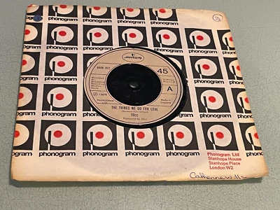 10CC - The Things We Do For Love - Hot To Trot - Vinyl Record 7" Single - 1976 - Image 1 of 4