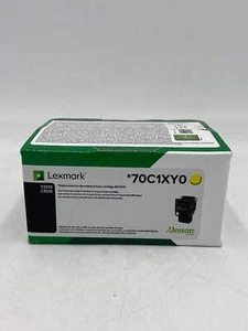 New Lexmark 70C1XY0 CS510 CX510 Yellow Toner Cartridge - Picture 1 of 6