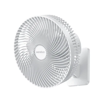 Senelux Wall Mounted Fan with Remote Control and Included Wall Mountings - Image 1 of 4