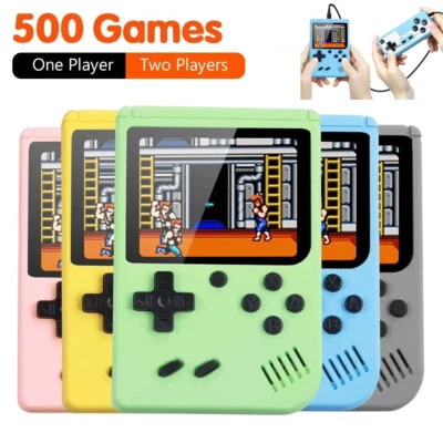 500 in 1 Retro Handheld Videospielkonsole Gameboy Einbaute klassische Spiele Neu - Bild 1 von 4