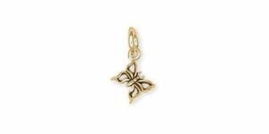 Dije de mariposas joyería de oro 14k hecho a mano mariposas SWB-CG - Imagen 1 de 1