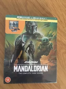 The Mandalorian: Season 3 Star Wars - Steelbook Limited Edition 4K UHD - NEW - Picture 1 of 2