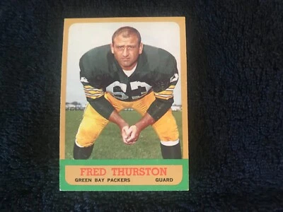 1963 Topps #90 Fred Thurston Green Bay Packers Near Mt SP Centered FREE SHIP - Image 1 of 2