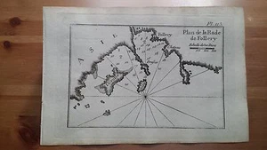 1780 Roux-Meucci: Portolano Rada di Follery (?) Grecia/Turchia "P. Rade Follery" - Picture 1 of 1