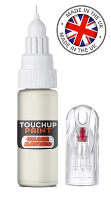 XTREMEAUTO PLUMA/CEPILLO DE RETOQUE DE PINTURA BOSSA NOVA FIAT 268/A BLANCO PARA REPARACIÓN DE CHIPS RAYADOS