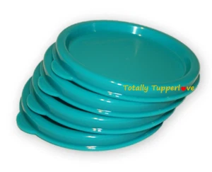 Juego de 4 sellos de repuesto para tazas y vasos Tupperware azul pavo real 4922 - Imagen 1 de 1