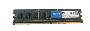 2GB Crucial CT25664AA80.C16FH DDR2 800 desktop DIMMS, PC2-6400U memory - Picture 1 of 1