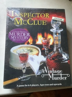 Inspector McClue A Vintage Murder : Dinner Party Mystery Game (New & Sealed) - Image 1 of 4