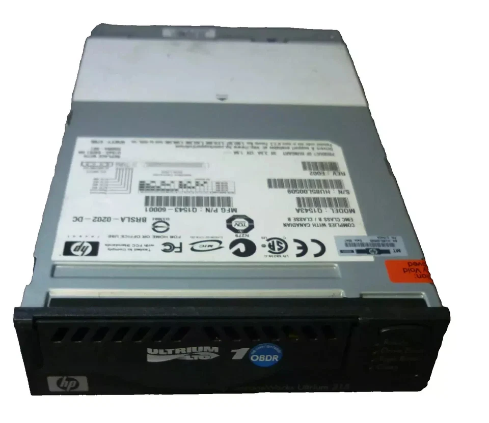HP StorageWorks Ultrium LTO 1 215 BRSLA-0202-DC Q1543A Q1543-60001 Tape Drive - Image 1 of 1