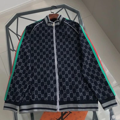 Gucci Men's Classic Monogram Retro Jacket General Business Casual Coat size: M - Image 1 of 4