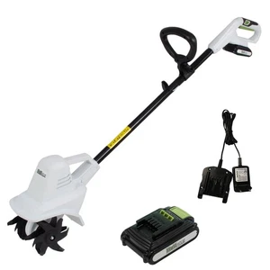 Bodenhacke Motorhacke Gartenfräse 20V/2.0Ah mit Akku & Ladegerät 19 cm Breite - Bild 1 von 10