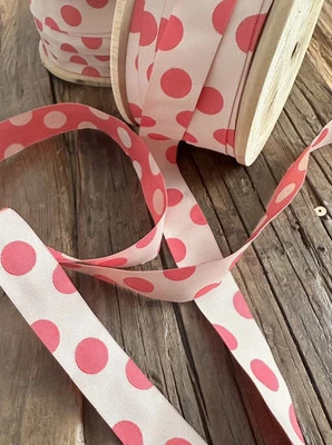 Cinta de artesanía de doble cara Maileg | Lunares rosa y blanco | 1 unidad 15 m Foto 1 de 4