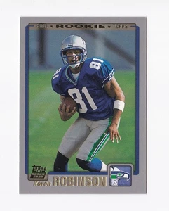 2001 Topps #338 Koren Robinson RC Seattle Seahawks NC State - Bild 1 von 2
