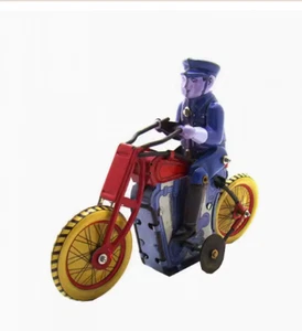 80' Classic Nostalgic Children's Gift Electric Bicycle Iron Sheet Toy Car - Picture 1 of 4