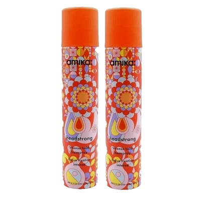 AMIKA HEADSTRONG INTENSE HOLD HAIRSPRAY (8.2 OZ/269ML) FULL SIZE NEW - 2 PACK - Image 1 of 4