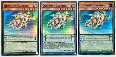 NECH-ENS03 Qliphort Carrier - Super Rare 1st Edition LP/NM YuGiOh Card - Image 1 of 3