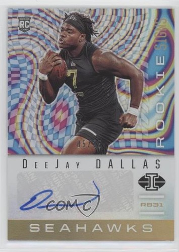 2020 Panini Illusions Rookie Signs Gold 5/25 DeeJay Dallas #RS44 Auto ...