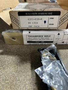 Baldwin 6321 030 R 2.5” Backset W/1 1/8” Cylinder & Keys - Picture 1 of 12