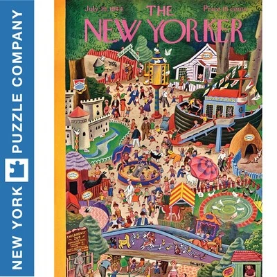 NEW YORK PUZZLE COMPANY Der New Yorker Tag im Zoo 1000 Teile Puzzle New York Puzzle Co NPZNY2075