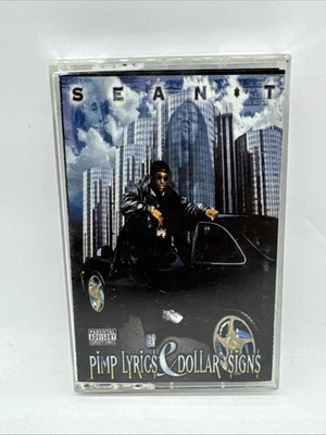 Sean T Pimp Lyrics & Dollar Signs Cassette Album US 1996 Edition VG/VG+ HipHop - Image 1 of 4