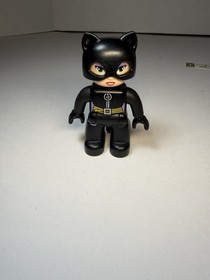LEGO Duplo Catwoman Figure Batman Batcave Series DC Comics Girl Superhero Black