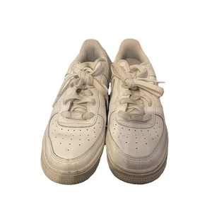 Nike Air Force 1 Low GS Triple White Sneakers DH2920-111 Youth Size 5.5Y - Picture 1 of 7