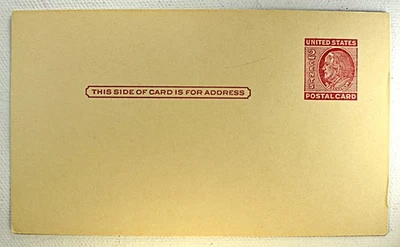 US POSTAL CARD SCOTT #UX38 FRANKLIN 2C MNH, 1951 - Image 1 of 2