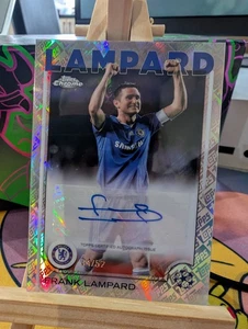 2024-25 Topps Chrome Uefa Club Competitions Chrome Autographs Frank Lampard /52 - Picture 1 of 3