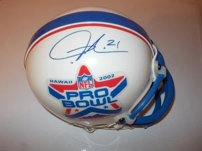 LaDainian Tomlinson #21 autographed signed  2002 Pro Bowl mini helmet - Image 1 of 4