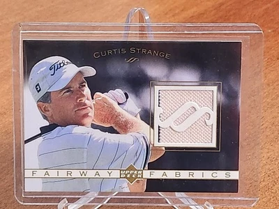 2003 Upper Deck - Fairway Fabrics Curtis Strange #FF-CS  - Image 1 of 2