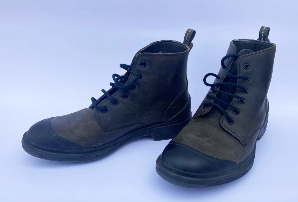 Stivali bassi uomo PEZZOL 1951 mod. DEFENDER 008FZ-15 100% pelle MADE IN ITALY - Immagine 1 di 4