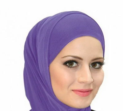 Hijab Amira Hijab Muçulmano Hijab Islâmico 2 Peças - Imagem 1 de 4