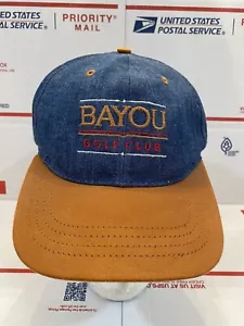 Vintage Bayou Golfschläger Largo Florida Vater Mütze Kappe Strapback von Duckster hergestellt in den USA - Bild 1 von 9