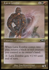 Magic the Gathering MTG Lava Zombie (113) Planeshift   LP