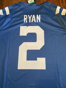 Matt Ryan Indianapolis Colts Nike Legend Jersey - Royal Dri-Fit Brand New