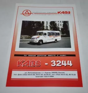 Folleto ruso de camión Kavz 324 ZIL - Imagen 1 de 2