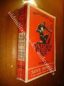 ALMANACCO ITALIANO 1928 BEMPORAD PICCOLA ENCICLOPEDIA POPOLARE - Picture 1 of 3