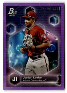 2022 Bowman Platinum Precious Elements Púrpura #PE-25 Jordan Lawlar Casi Nuevo-M identificación: 49935 - Imagen 1 de 2