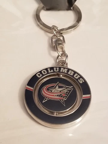 Columbus Blue Jackets JF Sports NHL Hockey Spinner Keychain 5001 Cover